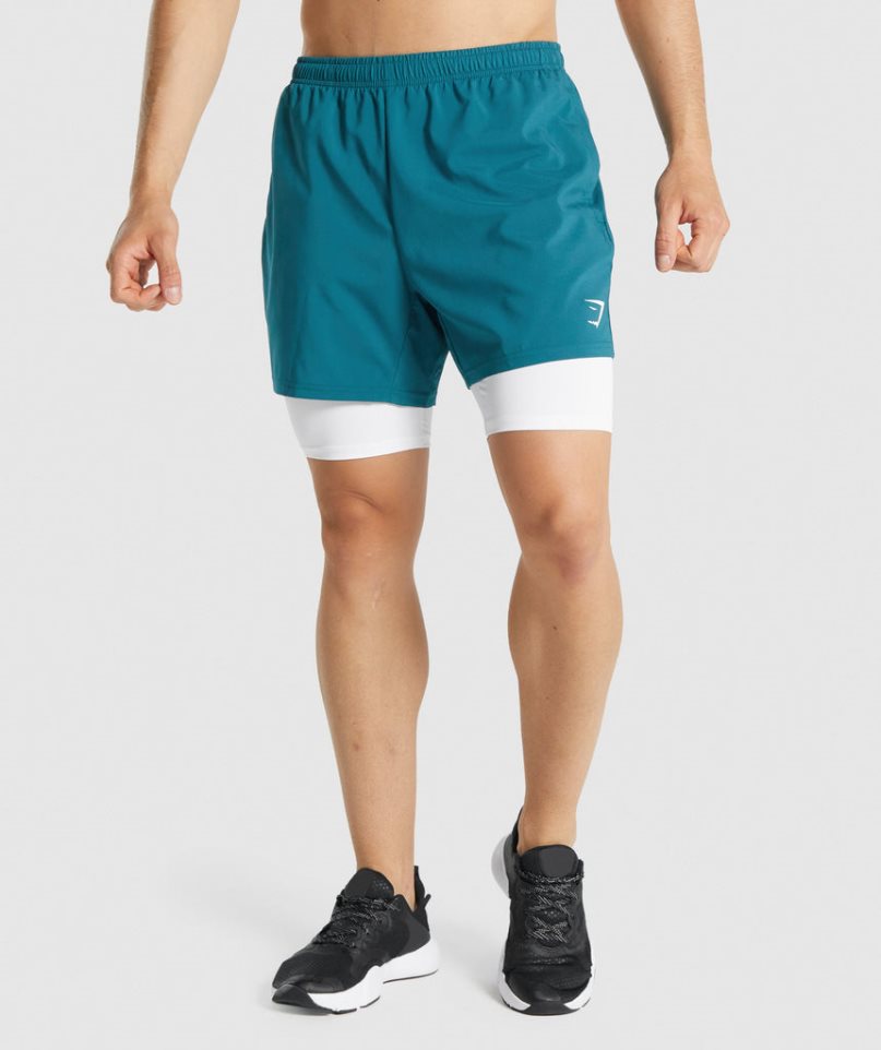 Men's Gymshark Element Baselayer Shorts White | NZ 4TJQGH